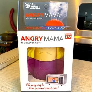 NIB ANGRY MAMA MICROWAVE CLEANER-As Seen on TV Steam Cleaner for your Microwave